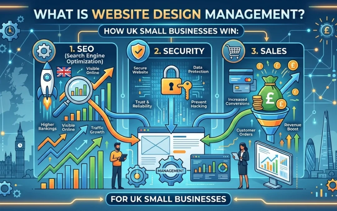 What Is Website Design Management—and How Can UK Small Businesses Use It to Win SEO, Security, and Sales?