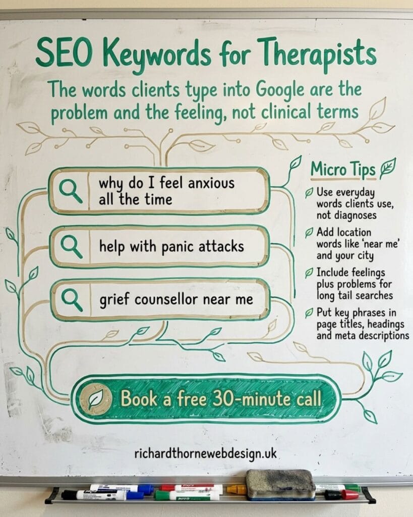 seo keywords for therapists